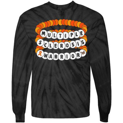 Multiple Sclerosis Awareness MS Warrior Friendship Bracelet Tie-Dye Long Sleeve Shirt