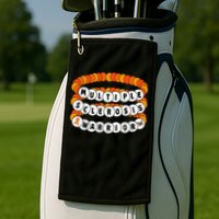 Multiple Sclerosis Awareness MS Warrior Friendship Bracelet Golf Towel