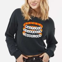Multiple Sclerosis Awareness MS Warrior Friendship Bracelet Cropped Pullover Crew