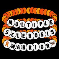 Multiple Sclerosis Awareness MS Warrior Friendship Bracelet Cropped Pullover Crew