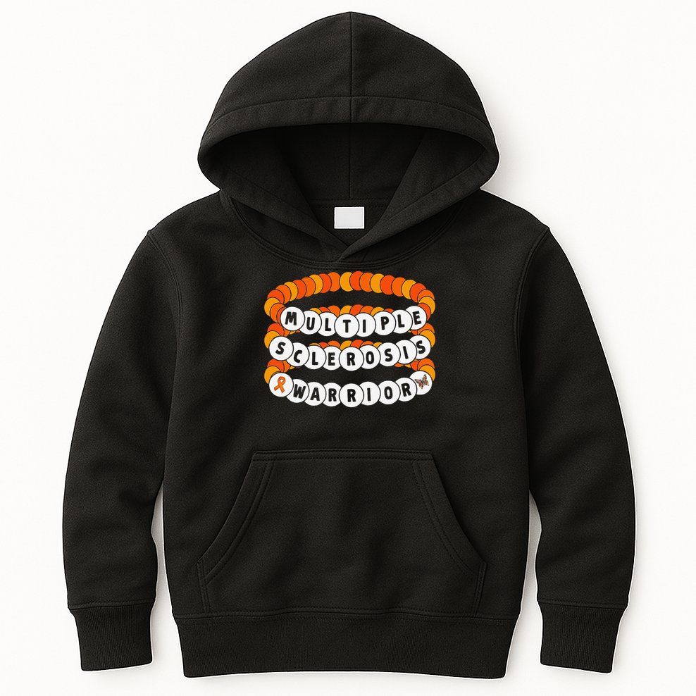 Multiple Sclerosis Awareness MS Warrior Friendship Bracelet Kids Hoodie