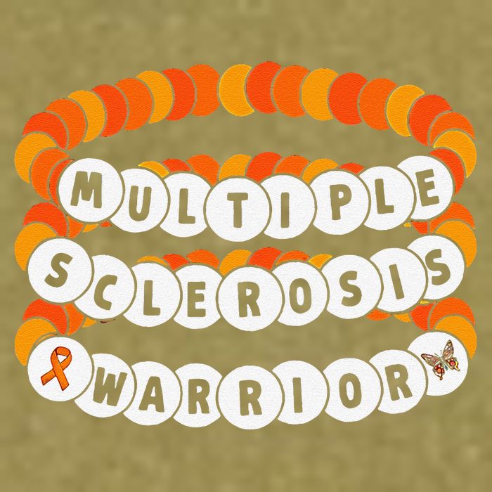 Multiple Sclerosis Awareness MS Warrior Friendship Bracelet Garment-Dyed Women's Muscle Tee