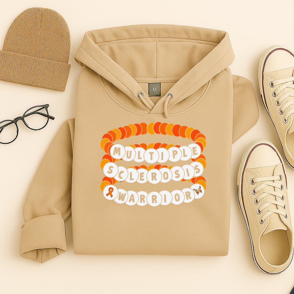 Multiple Sclerosis Awareness MS Warrior Friendship Bracelet Hoodie