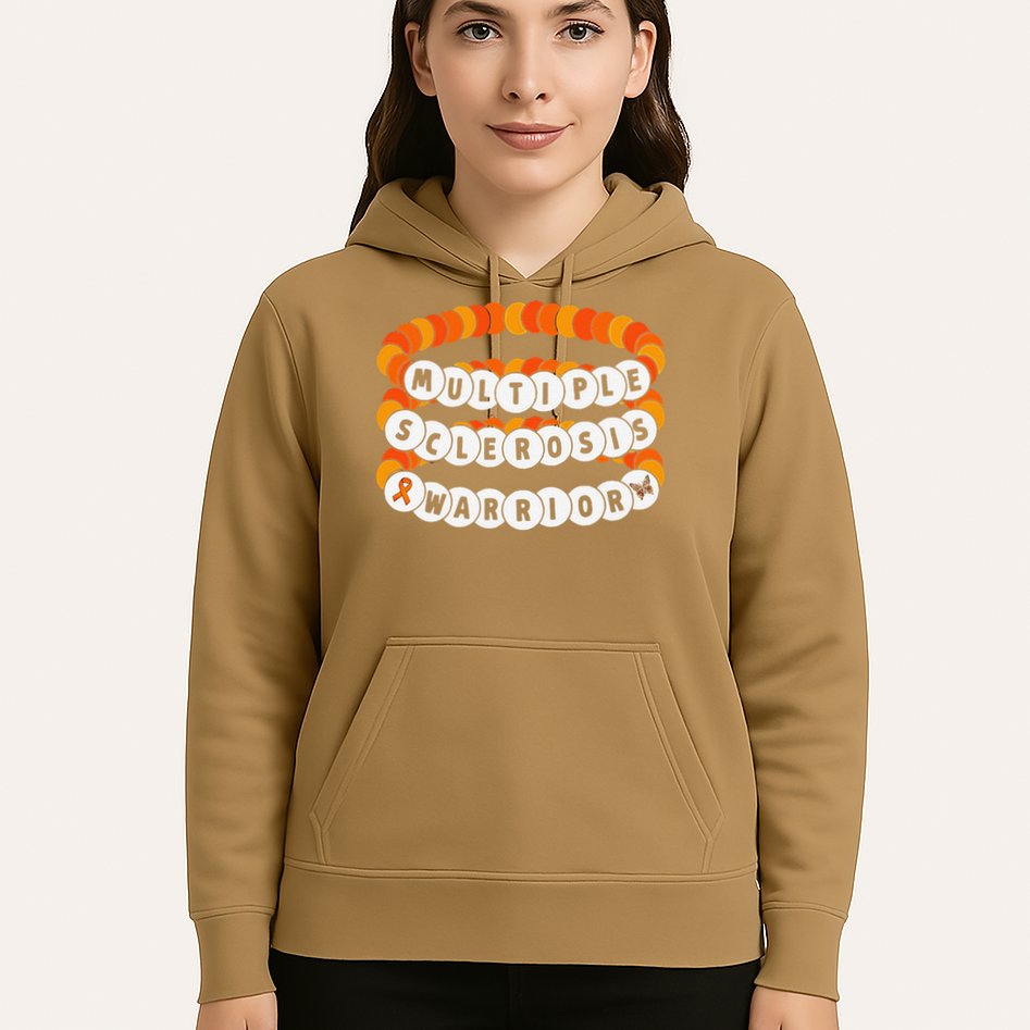 Multiple Sclerosis Awareness MS Warrior Friendship Bracelet Hoodie