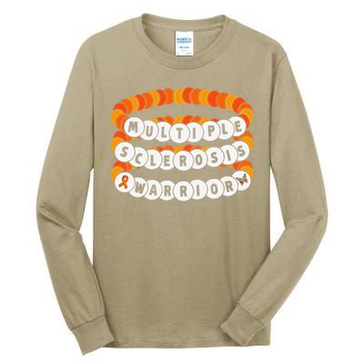 Multiple Sclerosis Awareness MS Warrior Friendship Bracelet Tall Long Sleeve T-Shirt