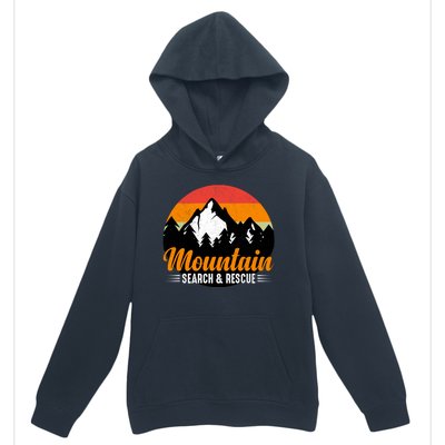 Mountain Search And Rescue Sunset Vintage Retro Urban Pullover Hoodie