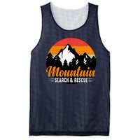 Mountain Search And Rescue Sunset Vintage Retro Mesh Reversible Basketball Jersey Tank