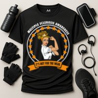 Multiple Sclerosis Awareness Ms Warrior Mom Unbreakable Gift Cooling Performance Crew T-Shirt