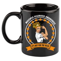 Multiple Sclerosis Awareness Ms Warrior Mom Unbreakable Gift 11oz C Handle Ceramic Mug