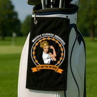 Multiple Sclerosis Awareness Ms Warrior Mom Unbreakable Gift Golf Towel