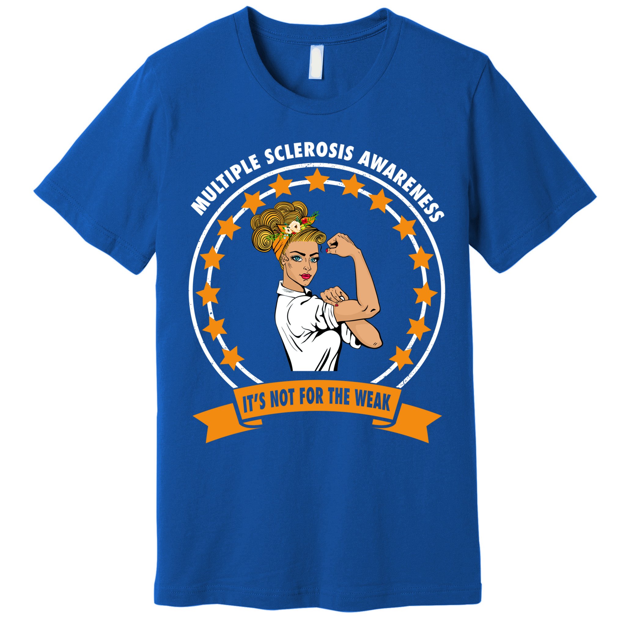 Multiple Sclerosis Awareness Ms Warrior Mom Unbreakable Gift Premium T-Shirt