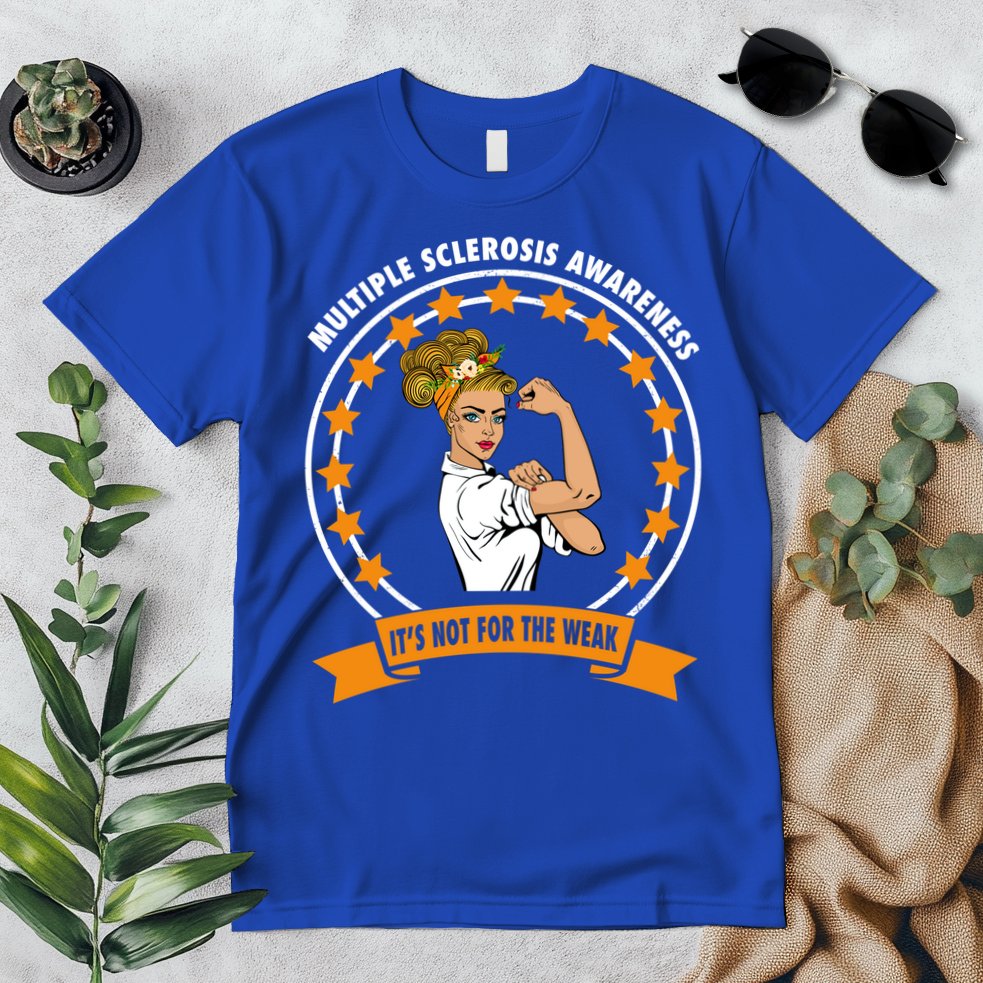Multiple Sclerosis Awareness Ms Warrior Mom Unbreakable Gift Premium T-Shirt