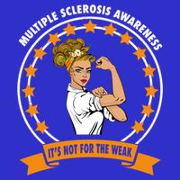 Multiple Sclerosis Awareness Ms Warrior Mom Unbreakable Gift Premium T-Shirt