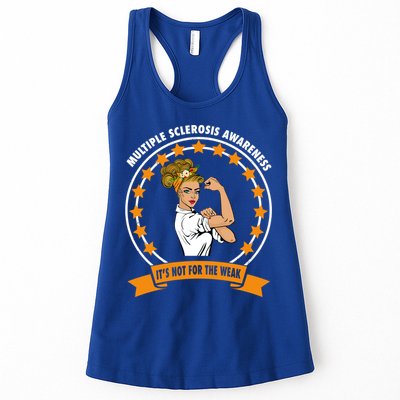 Multiple Sclerosis Awareness Ms Warrior Mom Unbreakable Gift Womens Tank Top