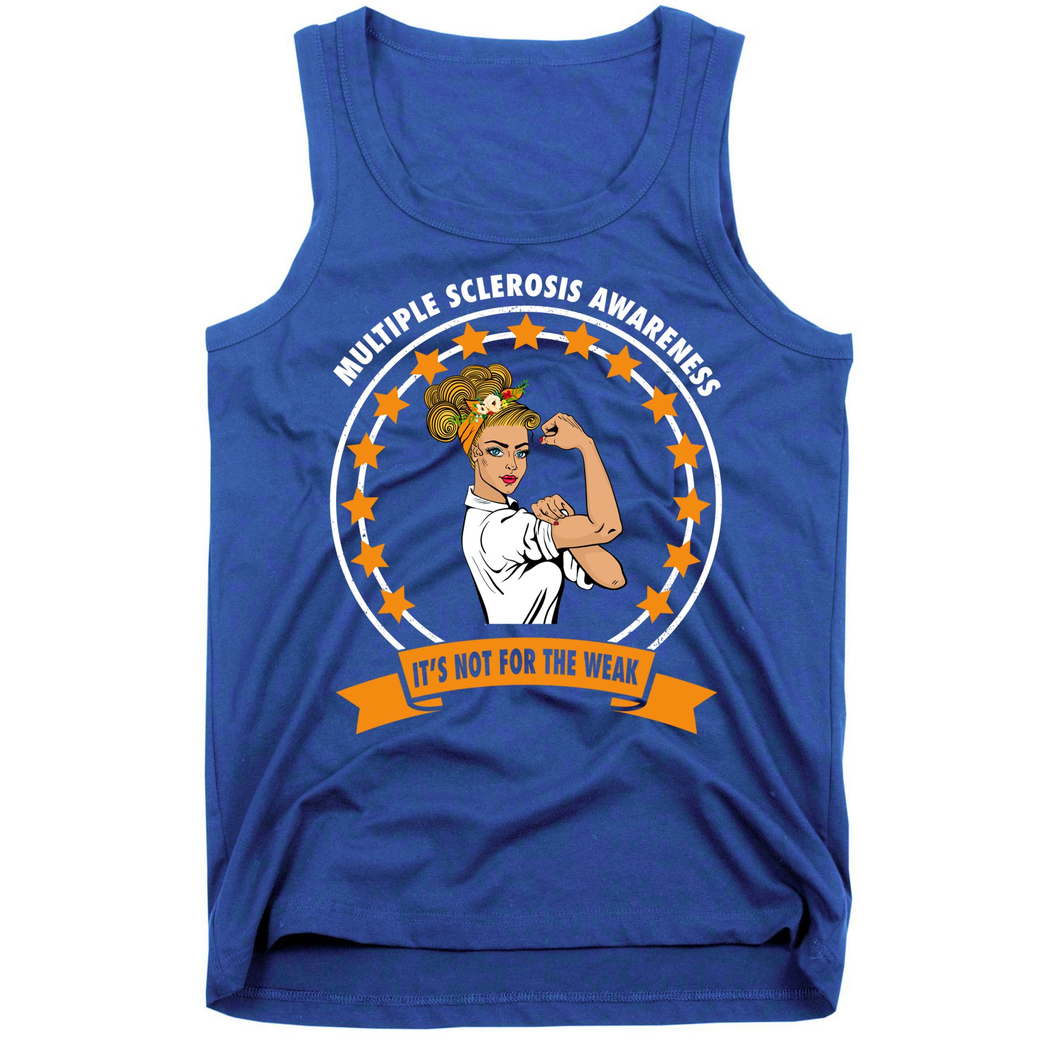 Multiple Sclerosis Awareness Ms Warrior Mom Unbreakable Gift Tank Top