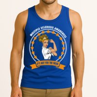 Multiple Sclerosis Awareness Ms Warrior Mom Unbreakable Gift Tank Top