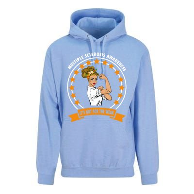 Multiple Sclerosis Awareness Ms Warrior Mom Unbreakable Gift Unisex Surf Hoodie