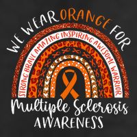 Multiple Sclerosis Awareness We Wear Orange Ms Rainbow Cool Comfort Performance Bucket Hat