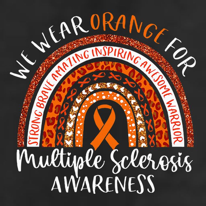 Multiple Sclerosis Awareness We Wear Orange Ms Rainbow Golf Towel
