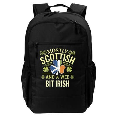 Mostly Scottish And A Wee Bit Irish Scotland St Patrick Day_1 Daily Commute Backpack
