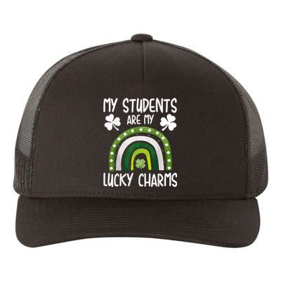 My Students Are My Lucky Charms Teacher St Patricks Day Yupoong Adult 5-Panel Trucker Hat