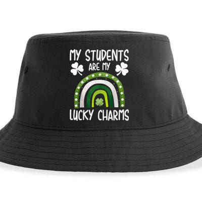 My Students Are My Lucky Charms Teacher St Patricks Day Sustainable Bucket Hat