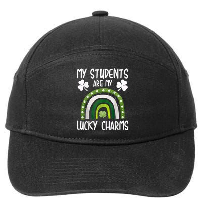 My Students Are My Lucky Charms Teacher St Patricks Day 7-Panel Snapback Hat