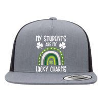 My Students Are My Lucky Charms Teacher St Patricks Day Flat Bill Trucker Hat