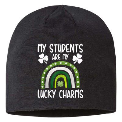 My Students Are My Lucky Charms Teacher St Patricks Day Sustainable Beanie