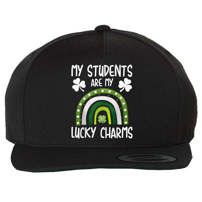 My Students Are My Lucky Charms Teacher St Patricks Day Wool Snapback Cap