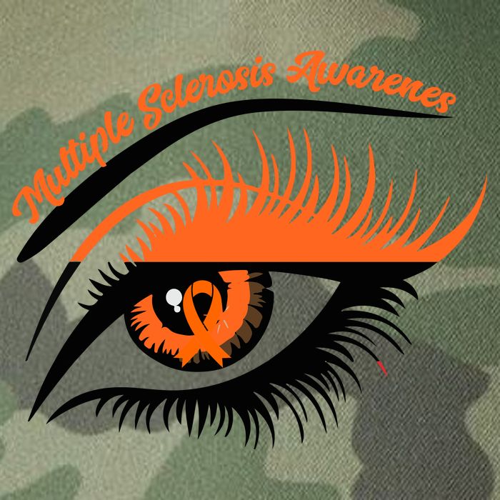 Multiple Sclerosis Awareness Eye Design Legacy Tie Dye Trucker Hat
