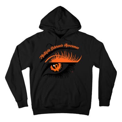 Multiple Sclerosis Awareness Eye Design Tall Hoodie
