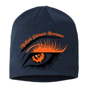 Multiple Sclerosis Awareness Eye Design Sustainable Beanie