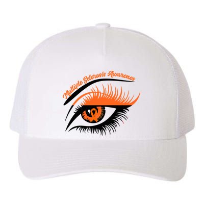 Multiple Sclerosis Awareness Eye Design Yupoong Adult 5-Panel Trucker Hat