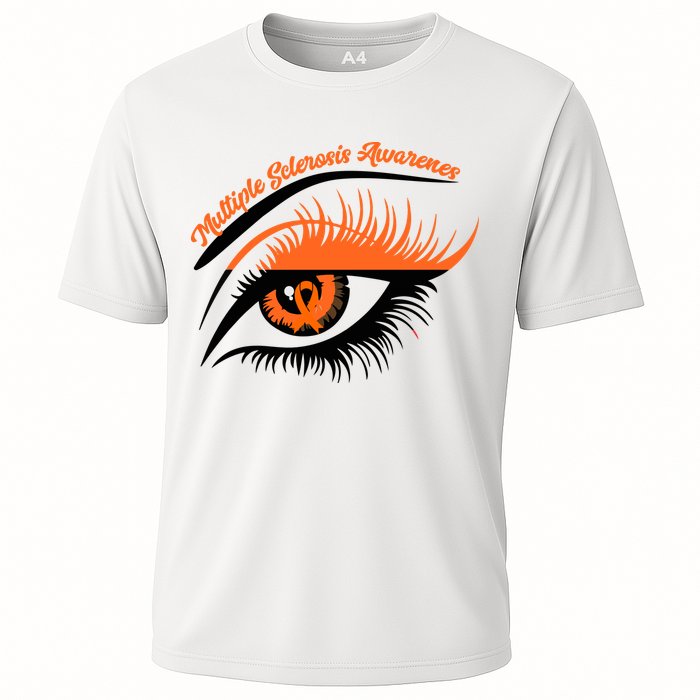 Multiple Sclerosis Awareness Eye Design Performance Shirt