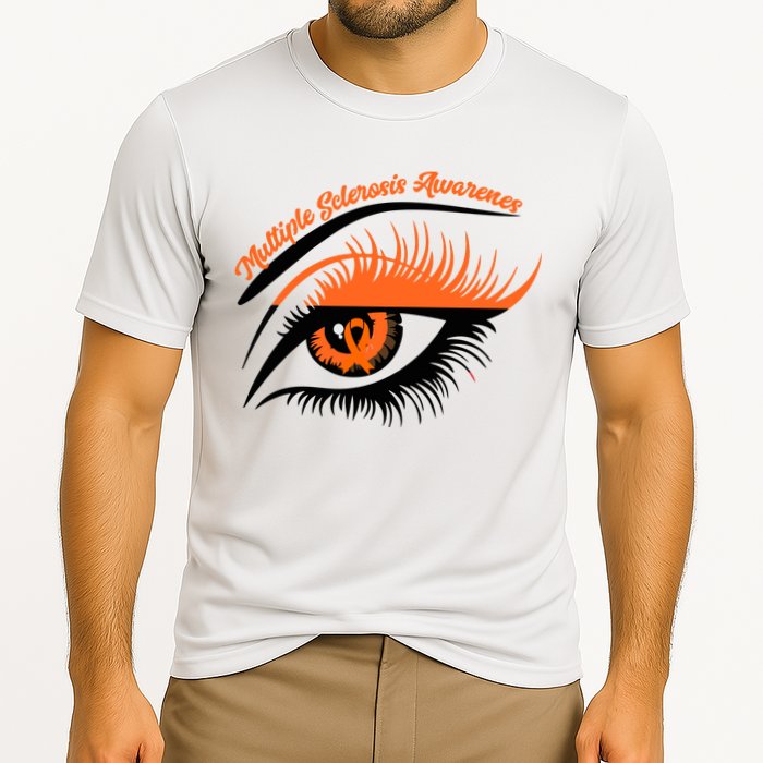 Multiple Sclerosis Awareness Eye Design Performance Shirt