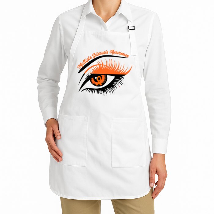 Multiple Sclerosis Awareness Eye Design Apron
