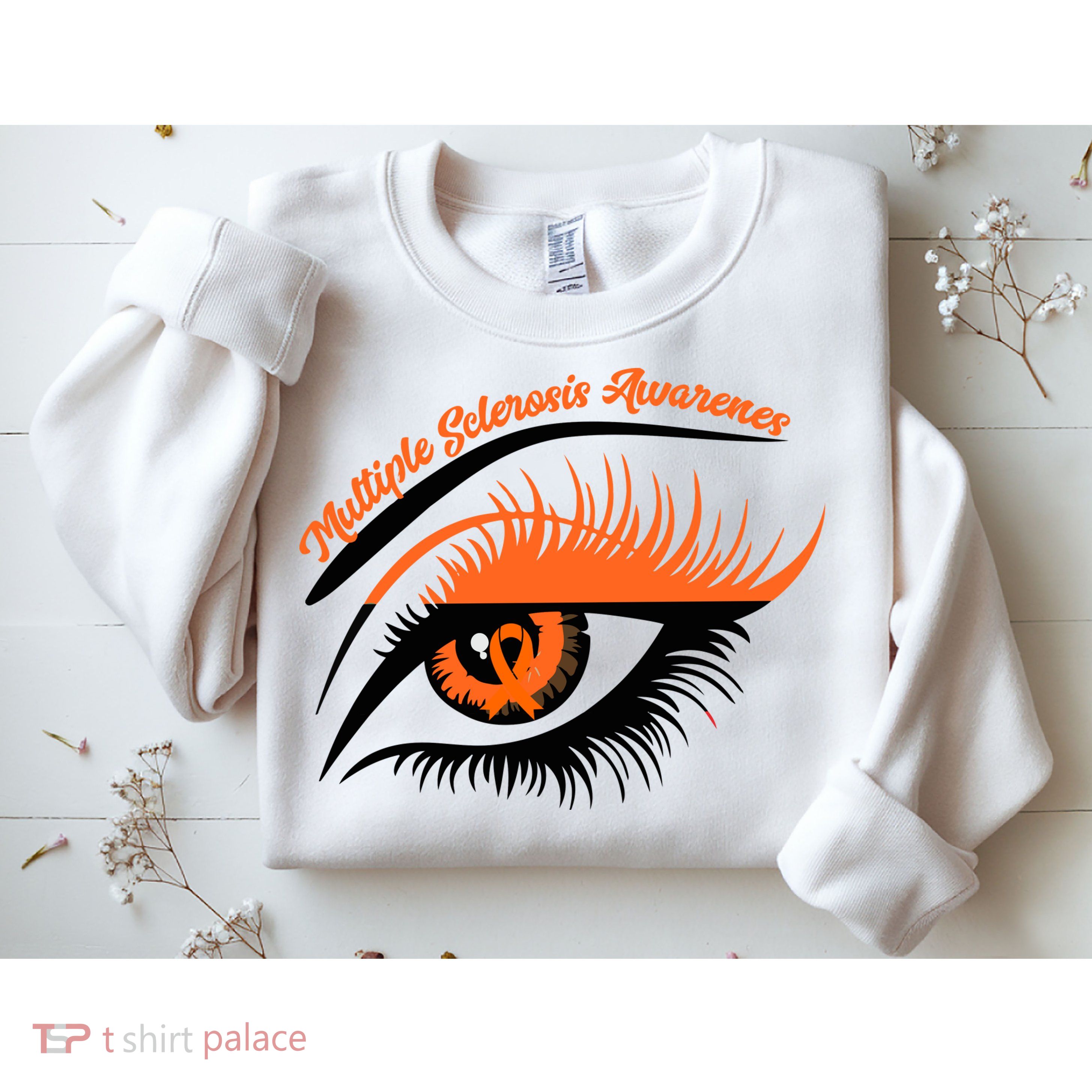 Multiple Sclerosis Awareness Eye Design Sweatshirt