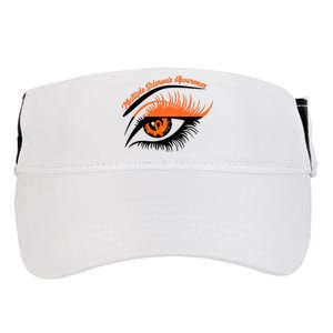 Multiple Sclerosis Awareness Eye Design Adult Drive Performance Visor