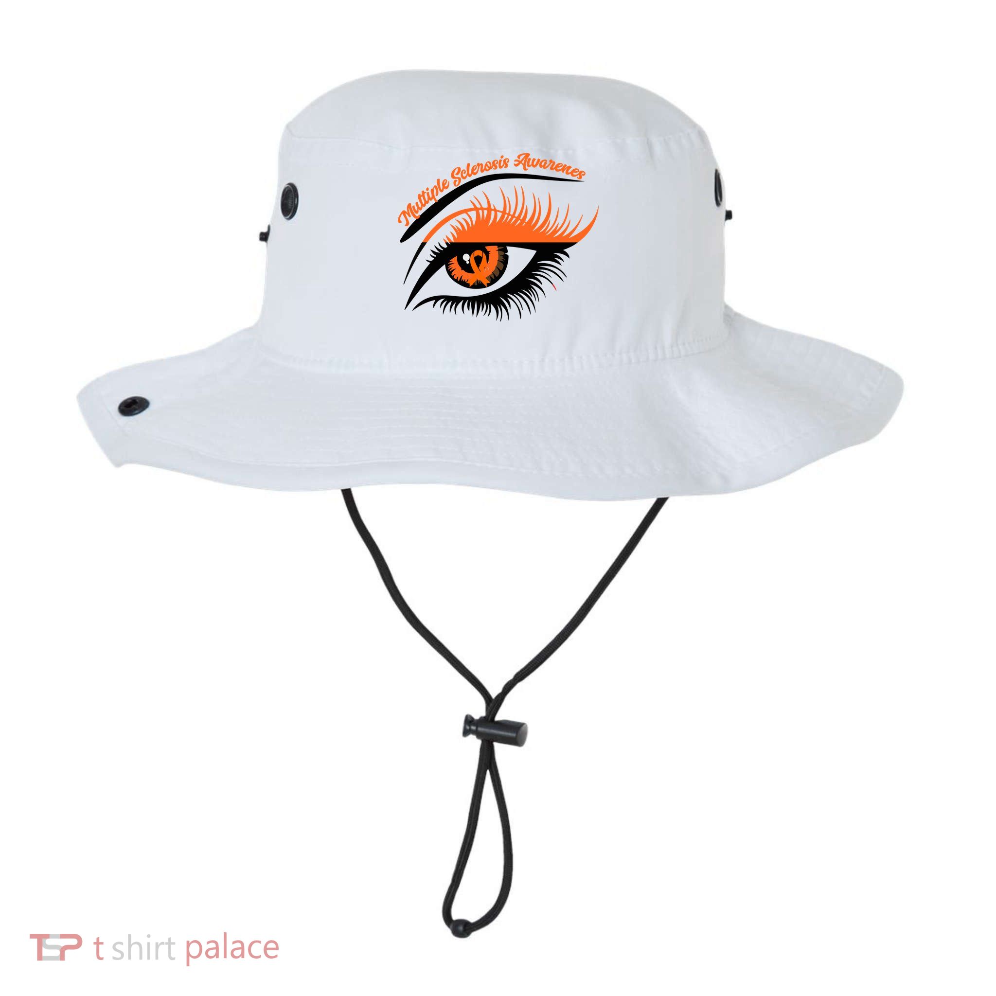 Multiple Sclerosis Awareness Eye Design Bucket Hat