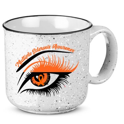 Multiple Sclerosis Awareness Eye Design 15oz Campfire Ceramic Mug