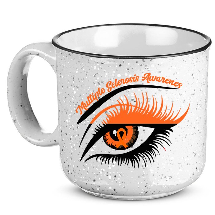 Multiple Sclerosis Awareness Eye Design 15oz Campfire Ceramic Mug