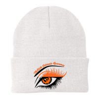 Multiple Sclerosis Awareness Eye Design Knit Cap Winter Beanie