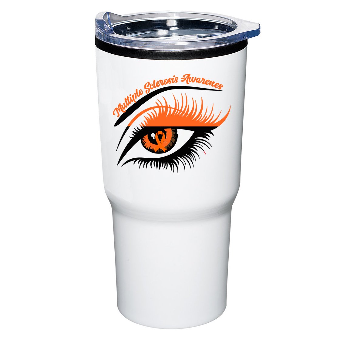 Multiple Sclerosis Awareness Eye Design Tumbler