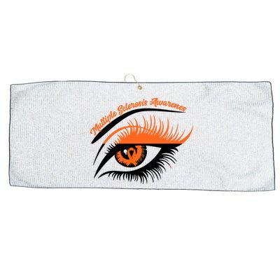Multiple Sclerosis Awareness Eye Design Large Microfiber Waffle Golf Towel