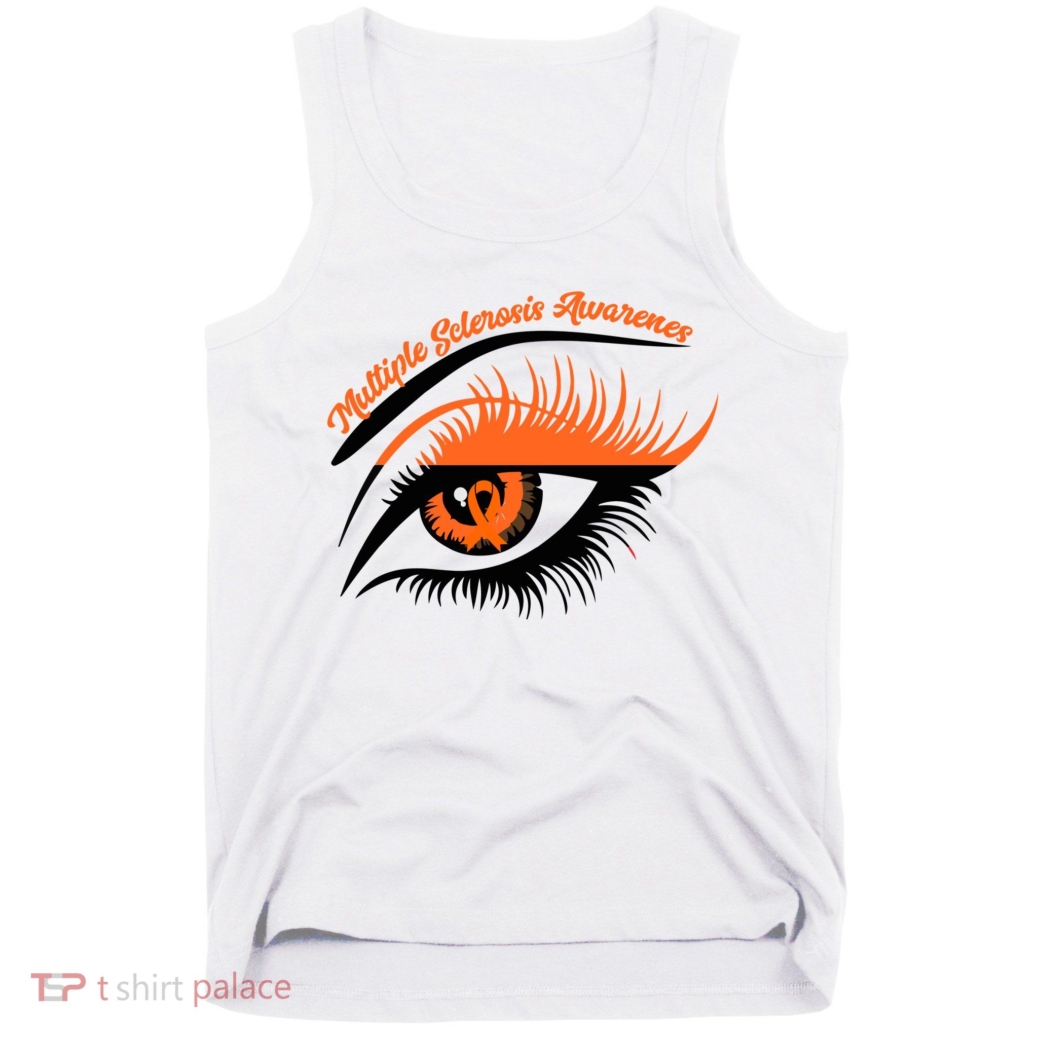 Multiple Sclerosis Awareness Eye Design Tank Top