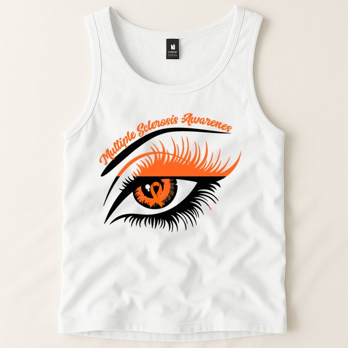 Multiple Sclerosis Awareness Eye Design Tank Top
