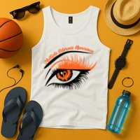 Multiple Sclerosis Awareness Eye Design Tank Top