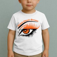 Multiple Sclerosis Awareness Eye Design Toddler T-Shirt