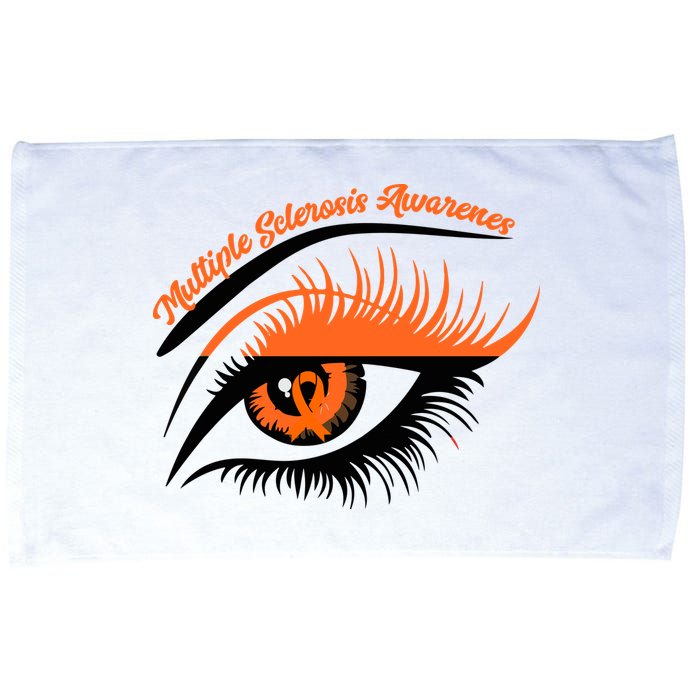 Multiple Sclerosis Awareness Eye Design Microfiber Hand Towel